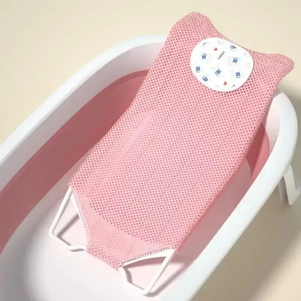 Arc Hook Design Artifact Bath Bed Cute Newborn Bath Tub 56x25cm Baby Bath Rack Cartoon Baby Bathing Bracket Baby Accessories