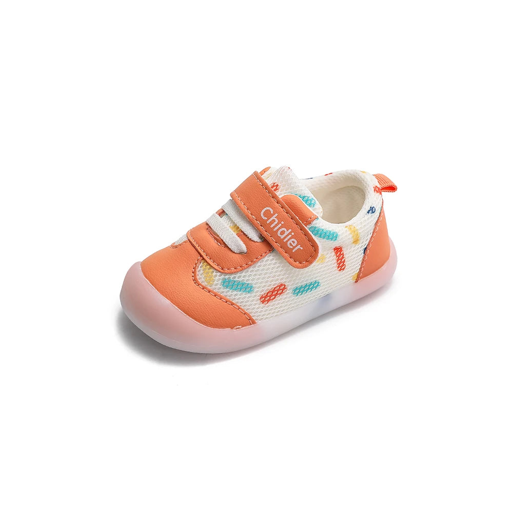 Baby Boys Girls Breathable Mesh Toddler Shoes 1-2 Years old Non-slip Soft-soled Sneakers