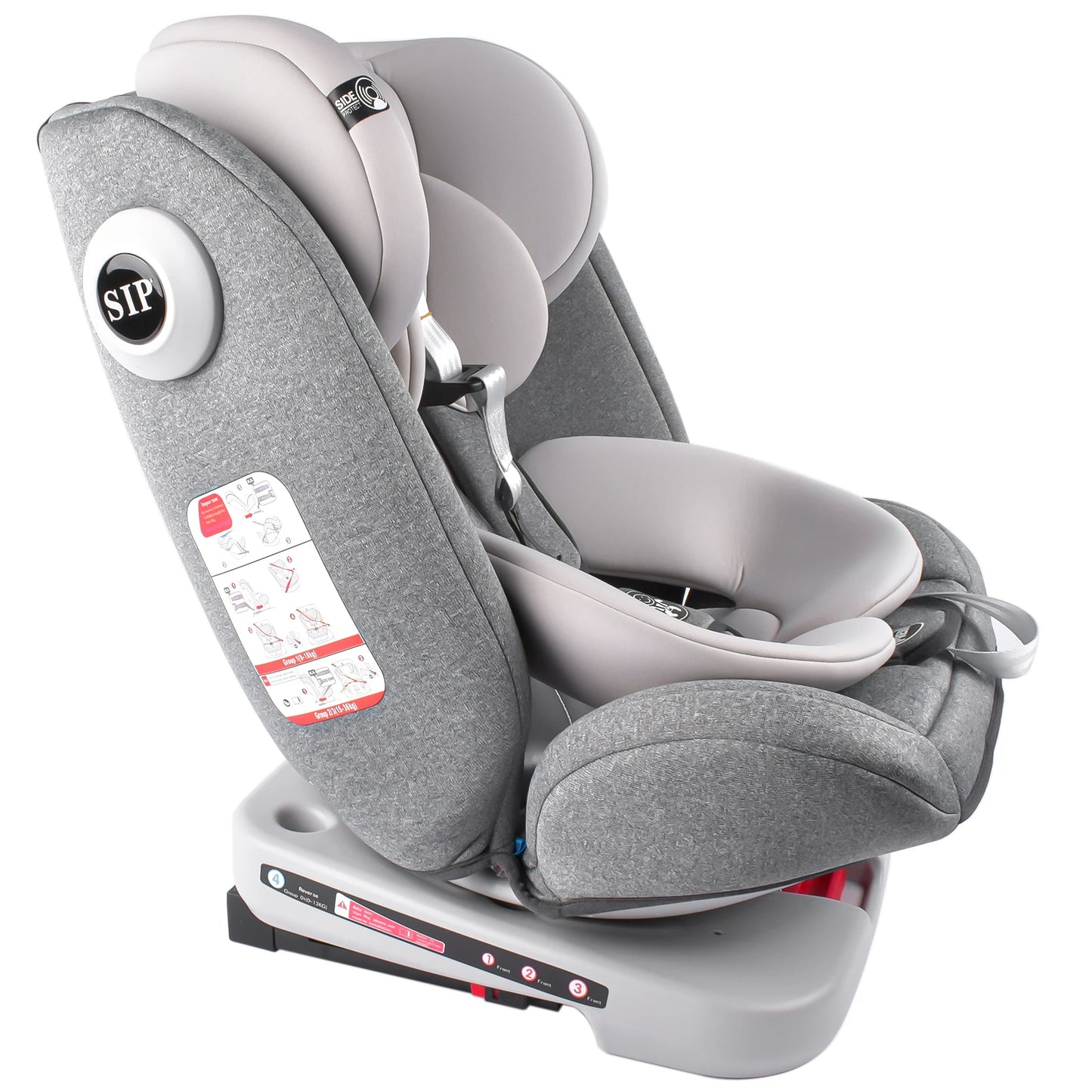 AP02 KL005 Child Baby Car Seat 360° Rotatable ECE ISOFIX, Rest Position 5-Point Harness 9-36KG Group 0+1/2/3 9-36 kg/0-12 Years