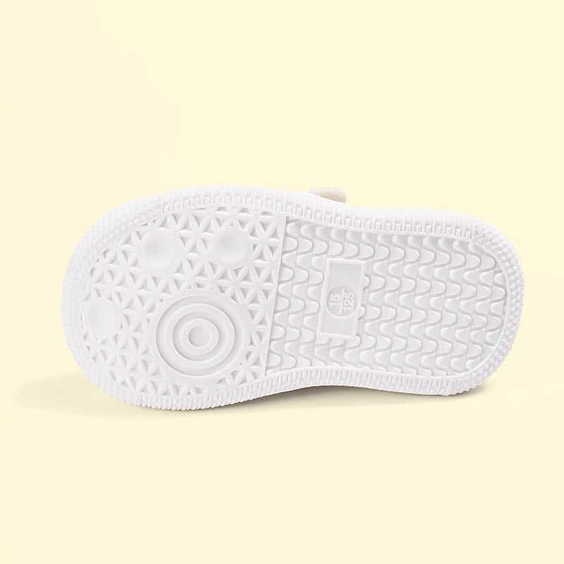 EDUBA 2025 Spring Kids Canvas Sneakers | Color Block Unisex Toddler Shoes, Soft Thick Sole, Eco-Friendly Breathable EW5S82