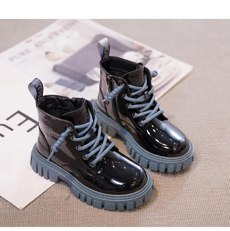 Winter Kids' Snow Boots – Thick Warm Faux Fur Boots for Boys and Girls, Soft-Soled, Anti-Slip Fashion Footwear for Babies and Children
