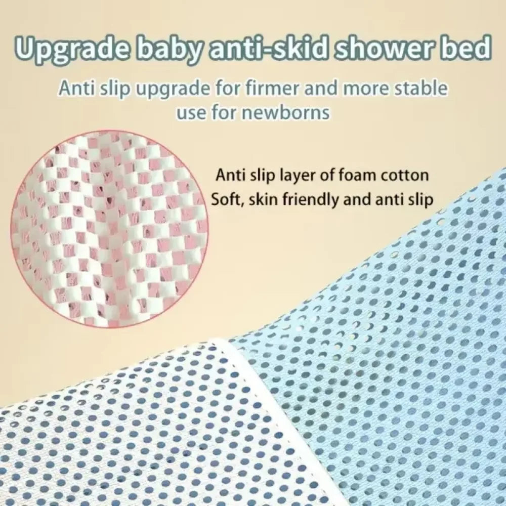 Arc Hook Design Artifact Bath Bed Cute Newborn Bath Tub 56x25cm Baby Bath Rack Cartoon Baby Bathing Bracket Baby Accessories