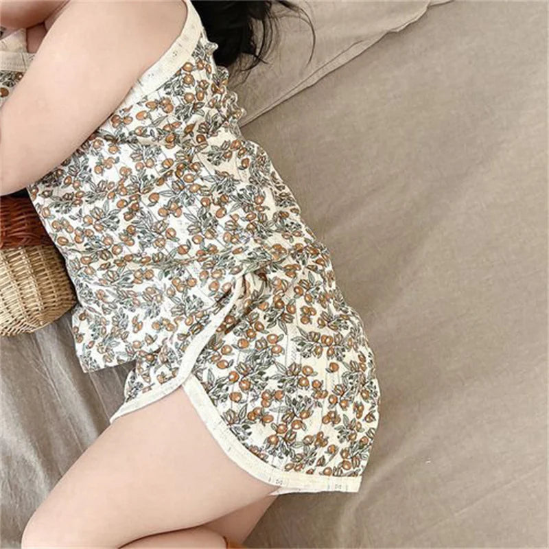 Baby Clothes Sets Summer Toddler Girl Strap Suits Cotton Printing Baby Boy Tops Tee and Shorts Infant Tracksuit Newborn Sets
