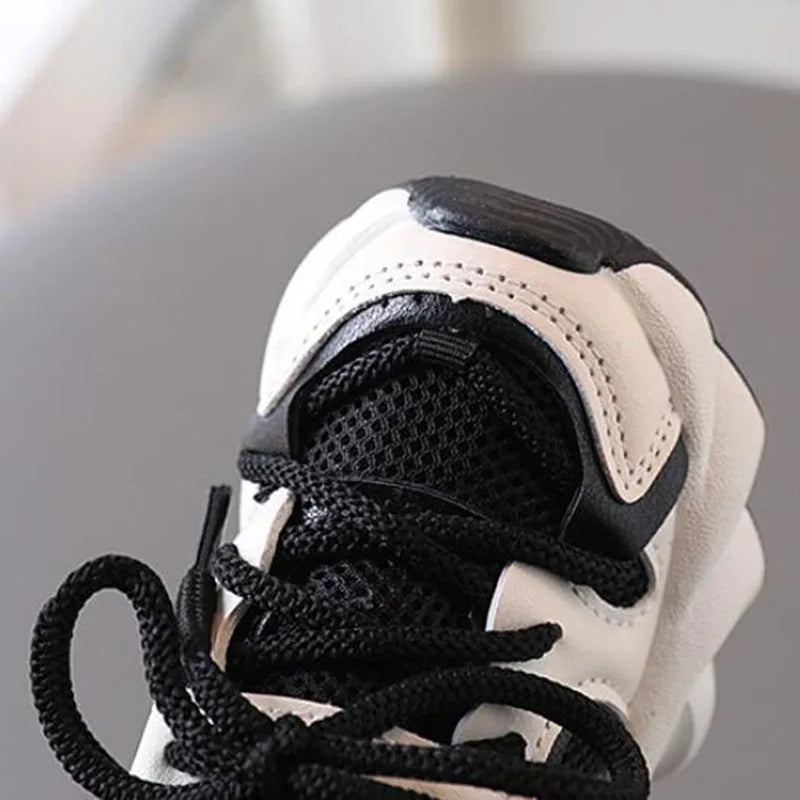 Spring/Autumn Breathable Mesh Sport Shoes – Non-Slip Sneakers for Boys and Girls, Ideal for Students