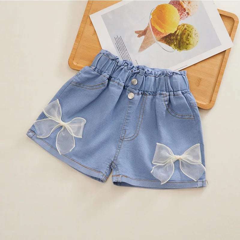 1pcs Kids Baby Summer Cool Cute Denim Clothing Shorts Pants Jeans Clothes Children Girls Casual Short Trousers Infant Bottoms