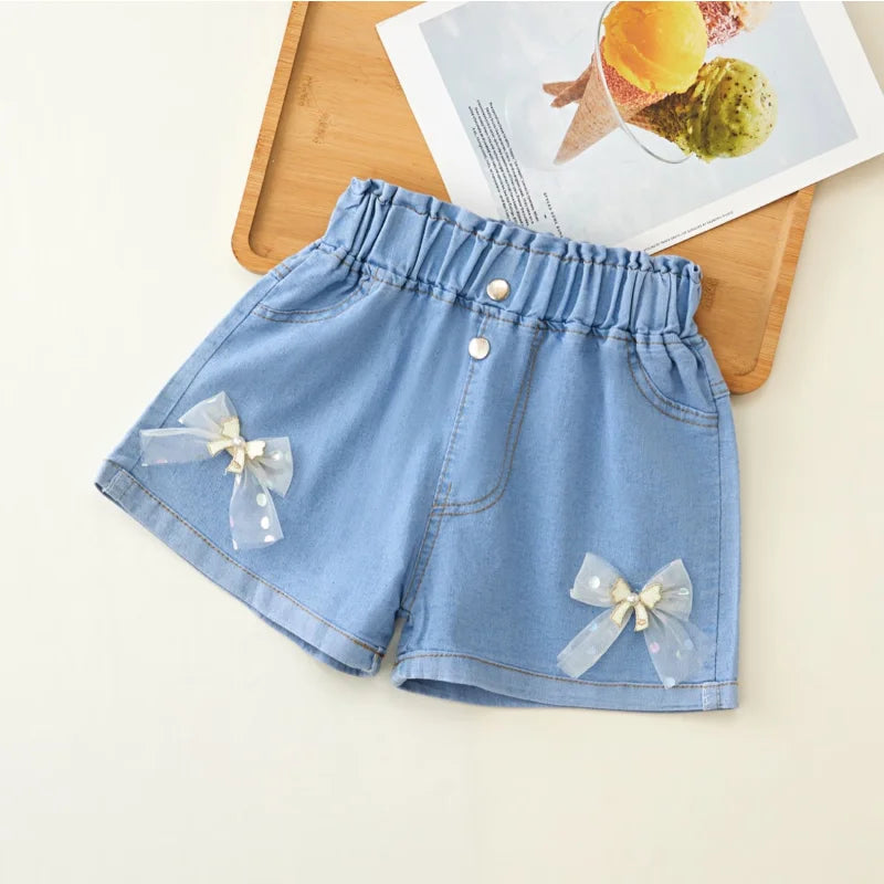 1pcs Kids Baby Summer Cool Cute Denim Clothing Shorts Pants Jeans Clothes Children Girls Casual Short Trousers Infant Bottoms