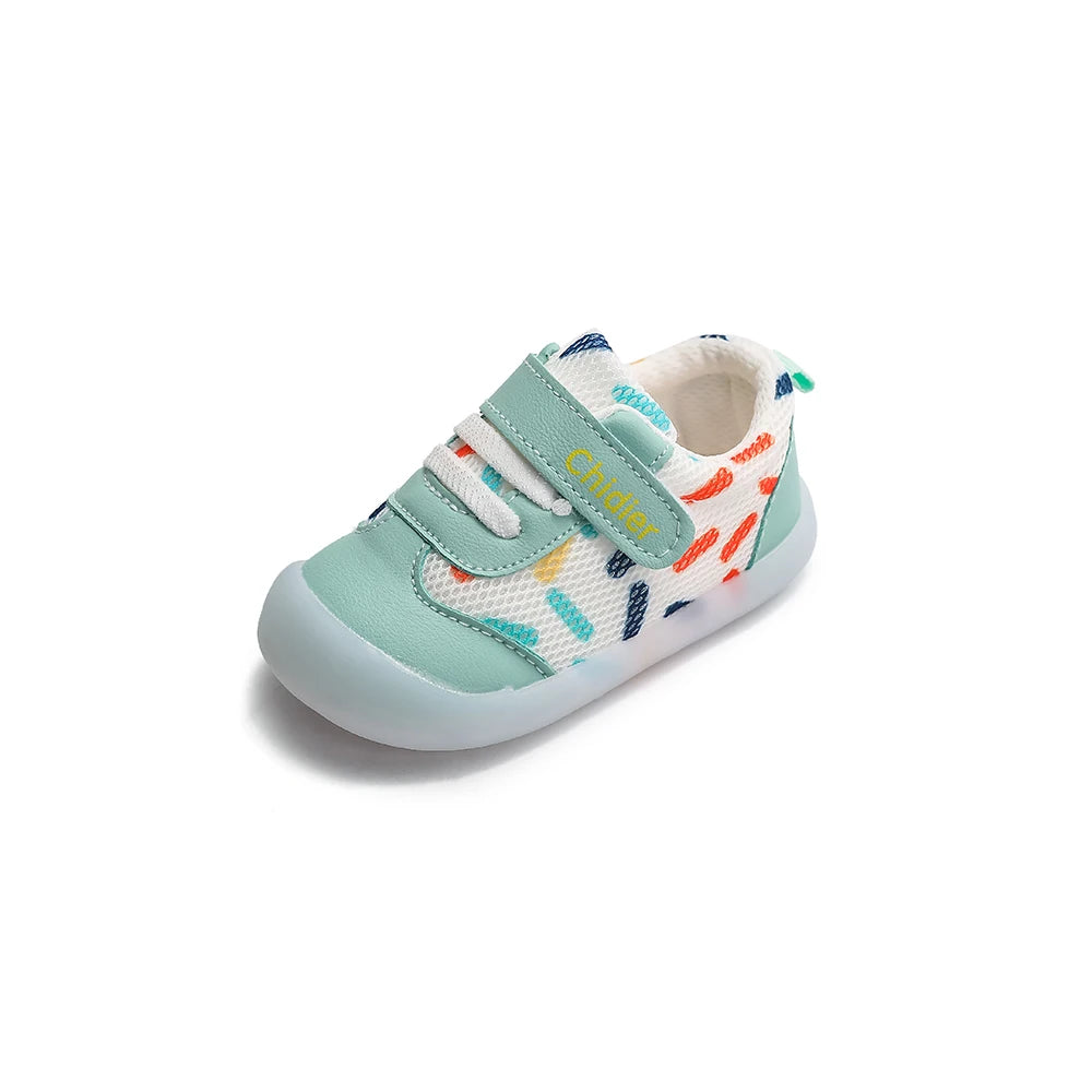 Baby Boys Girls Breathable Mesh Toddler Shoes 1-2 Years old Non-slip Soft-soled Sneakers