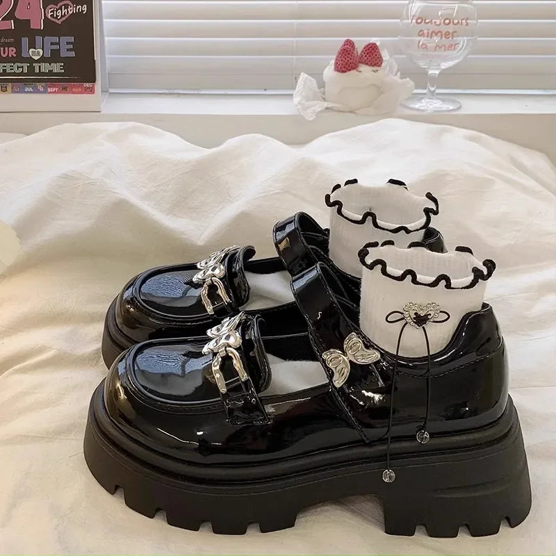 2024 Autumn New Children Leather Shoes for Girls Fashion Princess Soft Bottom Comfortable Casual Anti-slippery Versatile Shoes