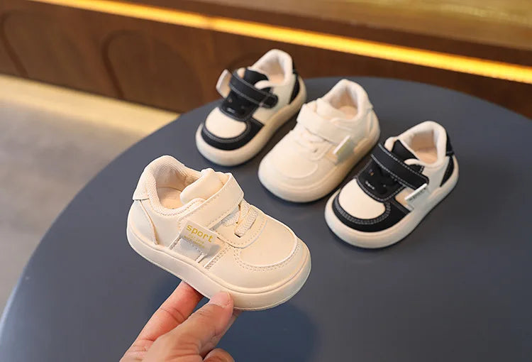 2024 New Children's Sneakers Kids Fashion Design Non-slip Casual Shoes Toddler Outdoor Shoes Boys Girls Hook Breathable Flats