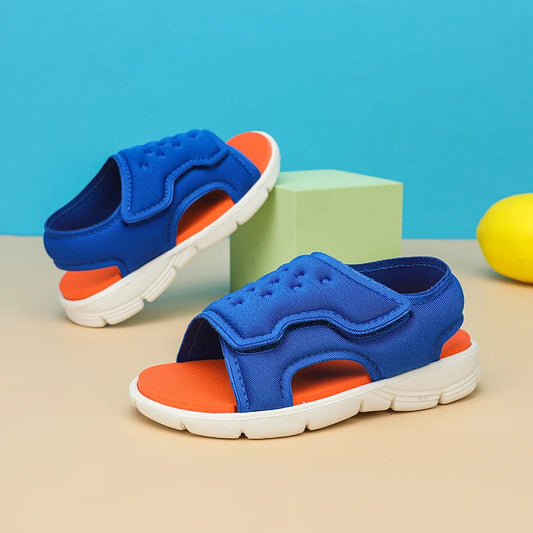 Summer Kids' Sandals – Non-Slip, Soft-Soled Beach & Sport Shoes for Toddlers and Young Children (Sizes 21–30)