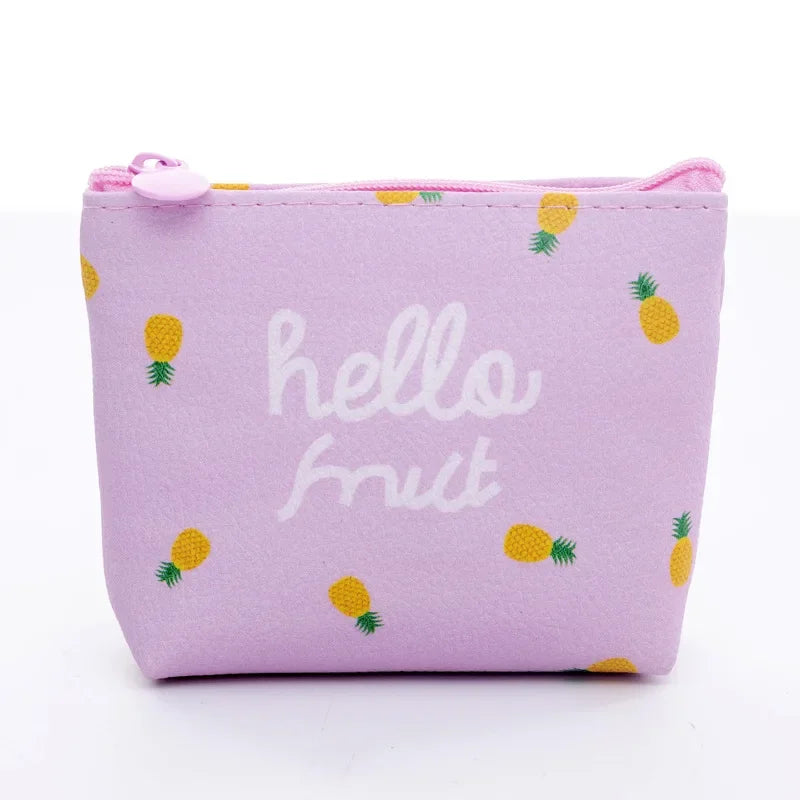 Women Canvas Coin Purse Card Key Mini Purses Pouch Girl Kids Children Cute Small Zipper Coin Purse Card Holder Wallet Bag Case