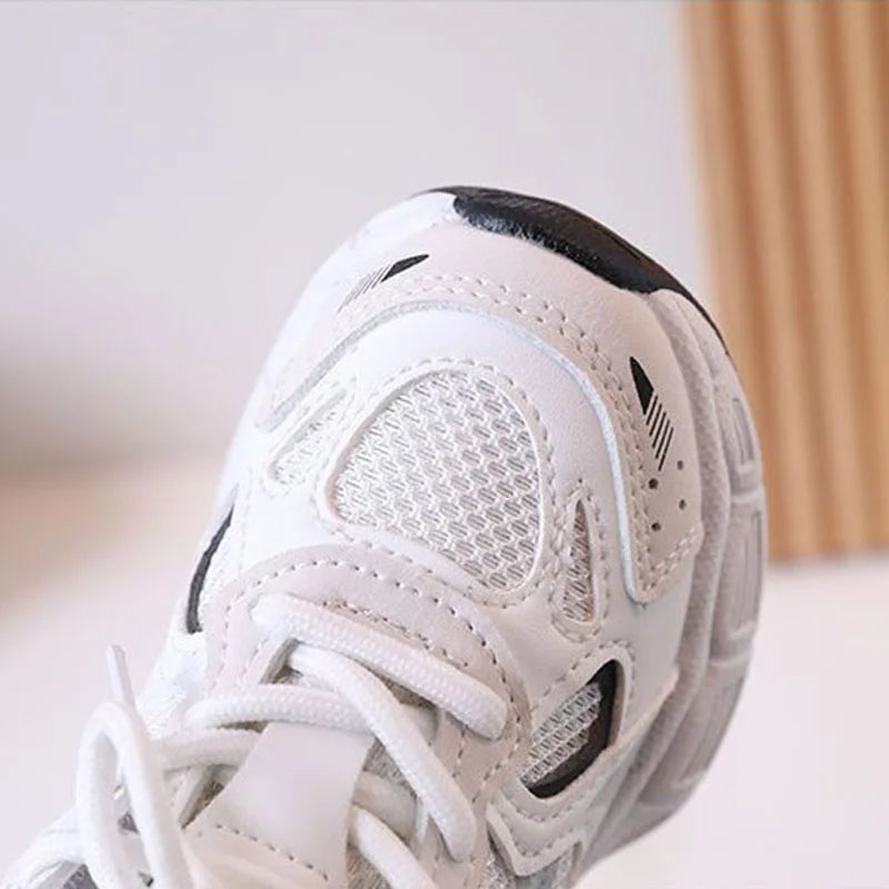 1-6 Year Old Children's Shoes Boys Girls Sports Shoes 2024 Spring New Kids Running Sneakers Fashion Mesh Dad Shoes