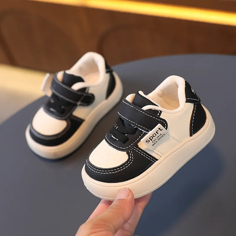 2024 New Children's Sneakers Kids Fashion Design Non-slip Casual Shoes Toddler Outdoor Shoes Boys Girls Hook Breathable Flats
