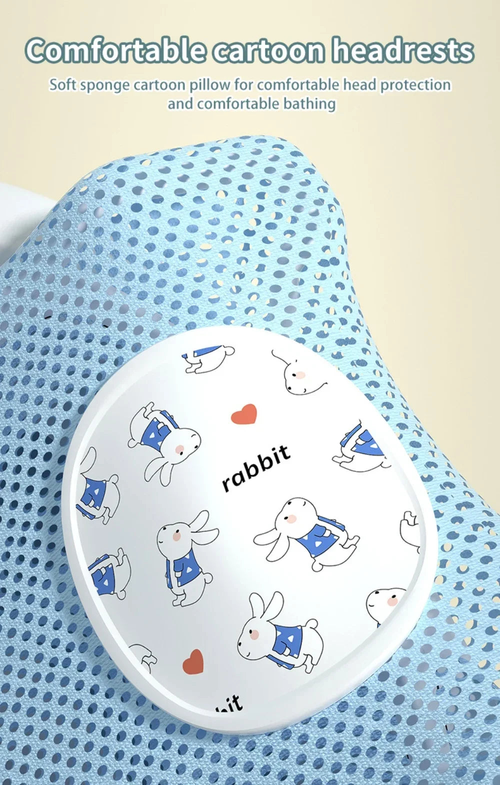 Arc Hook Design Artifact Bath Bed Cute Newborn Bath Tub 56x25cm Baby Bath Rack Cartoon Baby Bathing Bracket Baby Accessories