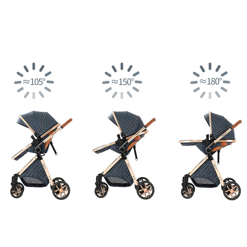 toddler stroller 3 in 1 strollers compact stroller baby stroller and car seat infant stroller mother kids travel system stroller