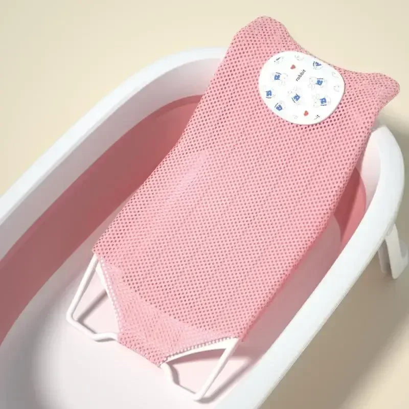 Arc Hook Design Artifact Bath Bed Cute Newborn Bath Tub 56x25cm Baby Bath Rack Cartoon Baby Bathing Bracket Baby Accessories