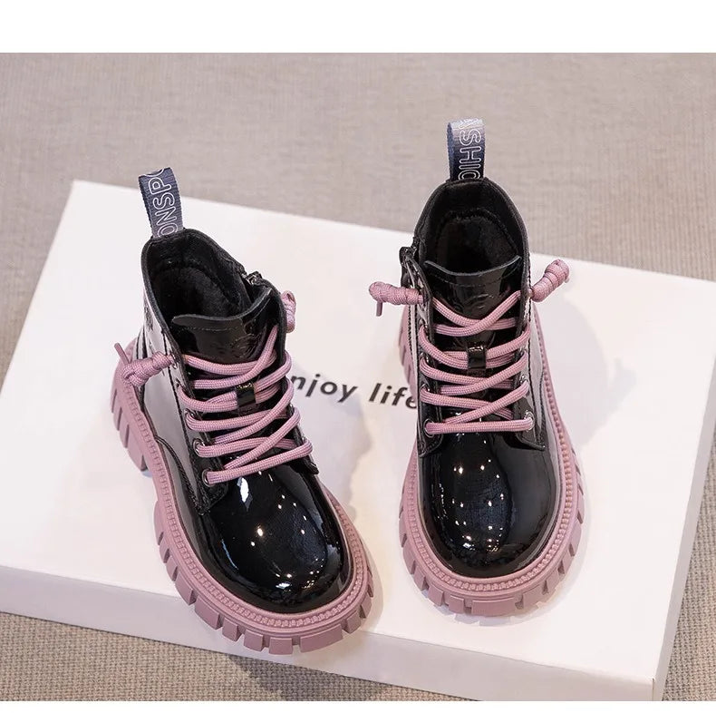 Winter Kids' Snow Boots – Thick Warm Faux Fur Boots for Boys and Girls, Soft-Soled, Anti-Slip Fashion Footwear for Babies and Children