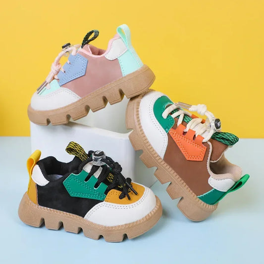 Personalised Flat Heel Children Sneaker Fashion Low Top Kids Shoes Child Leisure Spring Fall tenis Shoes Student Sneakers G10255