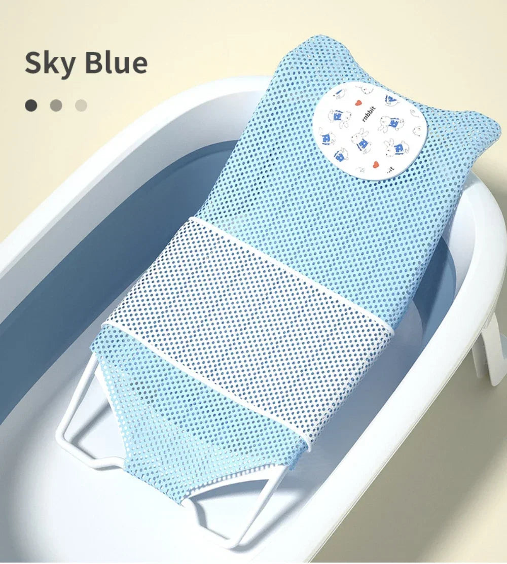 Arc Hook Design Artifact Bath Bed Cute Newborn Bath Tub 56x25cm Baby Bath Rack Cartoon Baby Bathing Bracket Baby Accessories