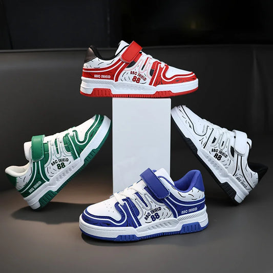 New Four Seasons Small White Shoes board shoes children sports casual shoes 8 colors 28-39
