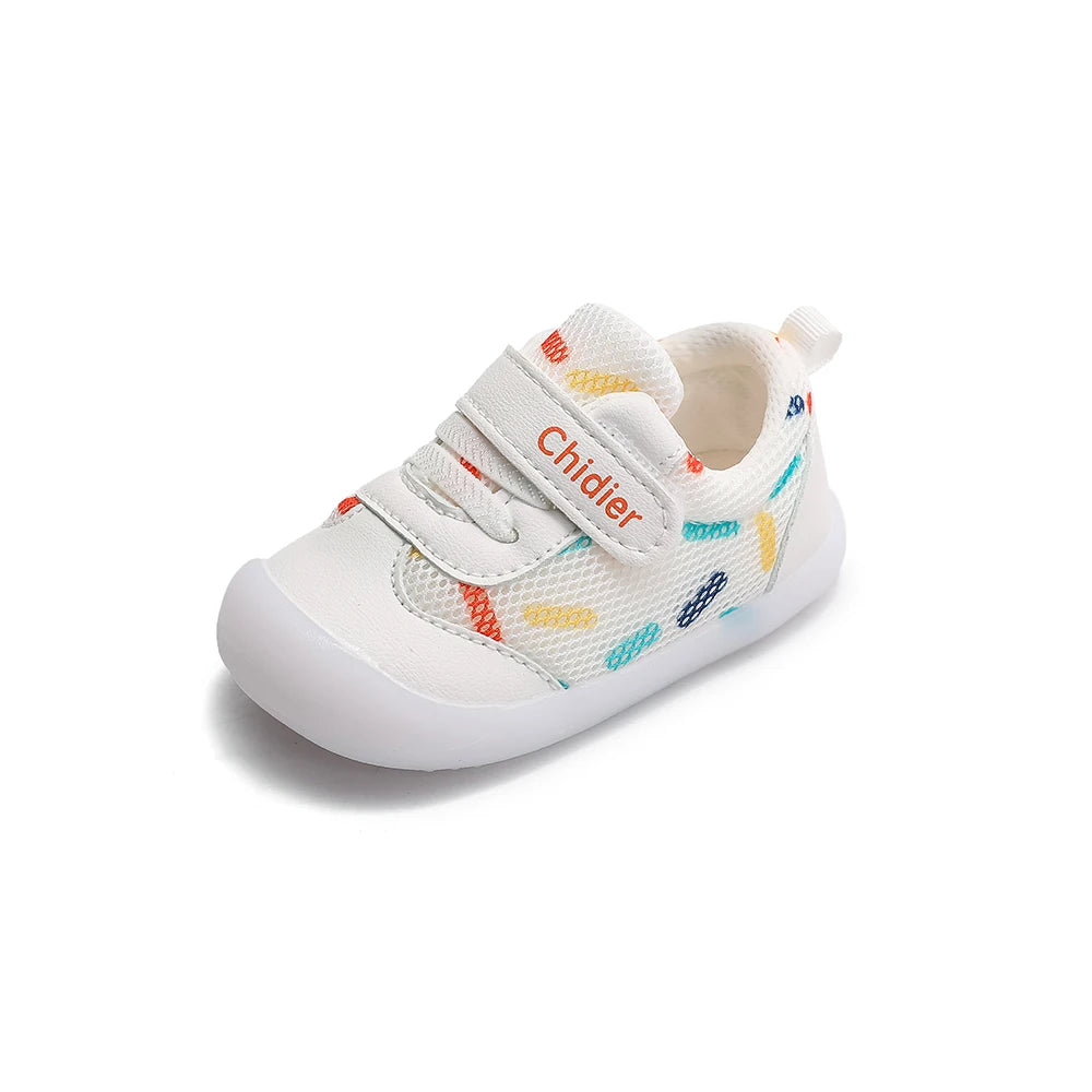 Baby Boys Girls Breathable Mesh Toddler Shoes 1-2 Years old Non-slip Soft-soled Sneakers