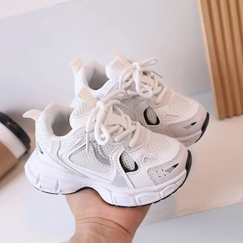 1-6 Year Old Children's Shoes Boys Girls Sports Shoes 2024 Spring New Kids Running Sneakers Fashion Mesh Dad Shoes