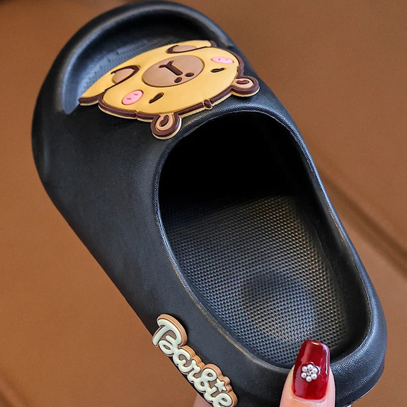 Children Slippers EVA Soft Soled Bathroom Slippers Girl Cartoon Anti Slip Slippers 3-12 Years Old Boys Home Slippers