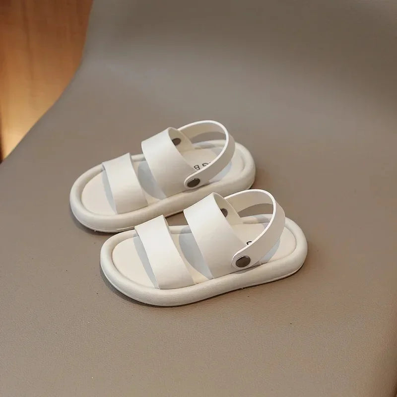Children's Sandals 2025 Summer New Style Beach Shoes Soft Bottom Boys' Shoes Trendy Casual Wear Ideal for Outdoor Activities
