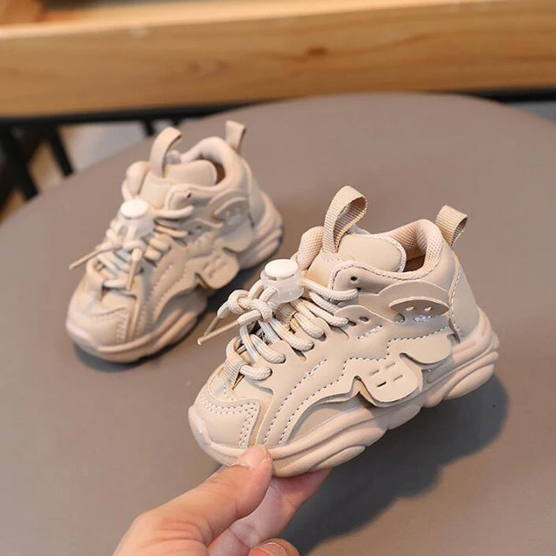 CN 15-25 Baby Shoes Fashion Design Autumn Winter Infant Shoes Toddler Sneakers Outdoor Baby Boy Girl Warm Fur Sport Shoes