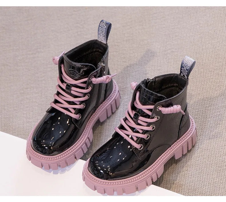 Winter Kids' Snow Boots – Thick Warm Faux Fur Boots for Boys and Girls, Soft-Soled, Anti-Slip Fashion Footwear for Babies and Children