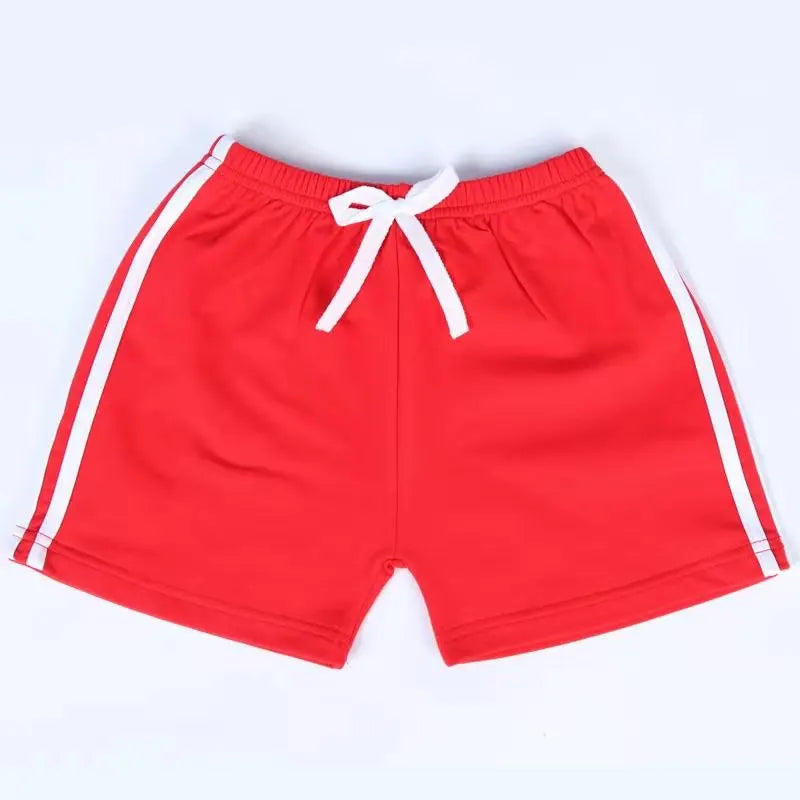 2-14Y Kids Sport Shorts Cotton Boys Clothes Thin Breathable Children's Shorts for Girls Summer Clothing Stripe Shorts Basketball