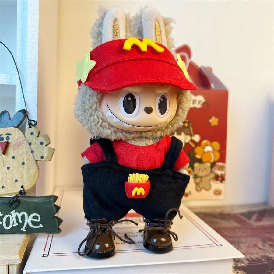 Doll Clothes Outfit Accessories For 17cm Labubu V2 V1 Doll's Clothing  Different styles Cosplay dress Kid Toy Gift