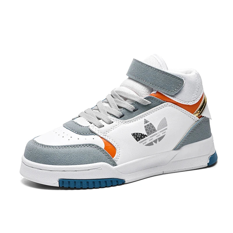 Cuhk kids high top combat basketball shoes boys student sports rebound wear resistant non-slip board shoes girls