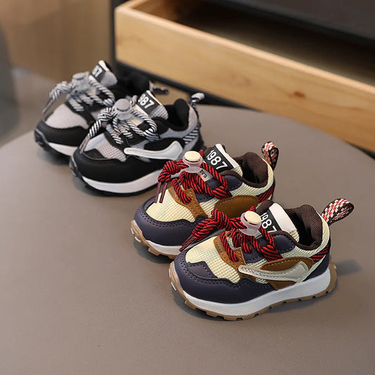 1-3 Years Children Casual Shoes Spring Autumn Little Kids Shoes Toddler Sneakers Soft Breathable Mesh Boys Girls Sport Shoes