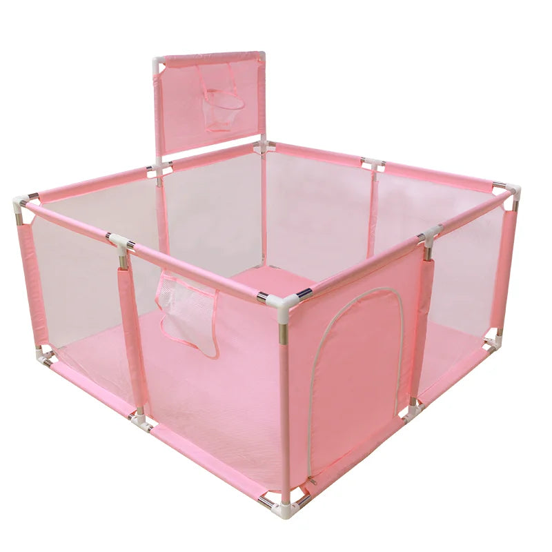 IMBABY 128*128cm Baby Playpens Home Baby Playground Square Foam Children's Park Security Fence Safety Barrier for Baby