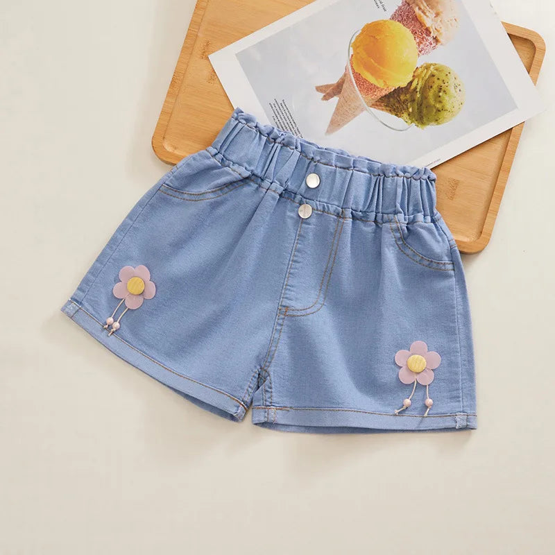 1pcs Kids Baby Summer Cool Cute Denim Clothing Shorts Pants Jeans Clothes Children Girls Casual Short Trousers Infant Bottoms