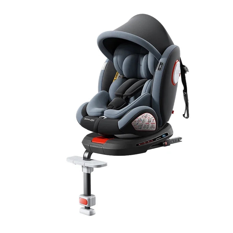 Baby Car Safety Seats with ISOFIX for Infant,ECE R129, Ergonomic Cushion, Five Point Safety Belt, Side Impact Shield, 0-12 Years