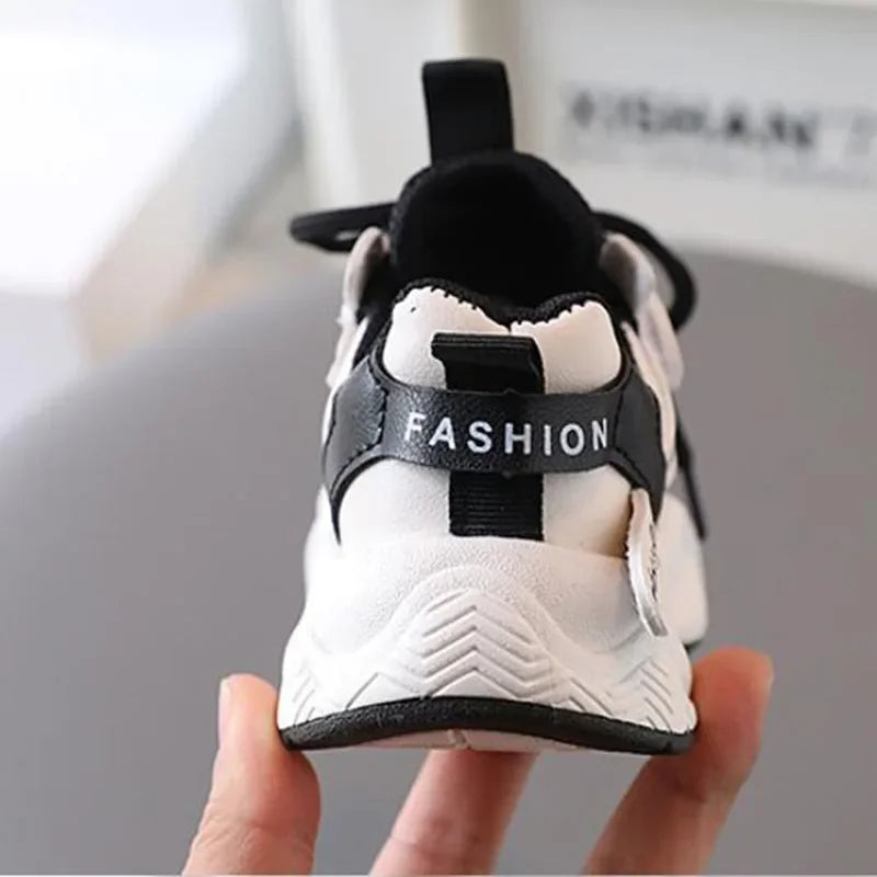 Spring/Autumn Breathable Mesh Sport Shoes – Non-Slip Sneakers for Boys and Girls, Ideal for Students