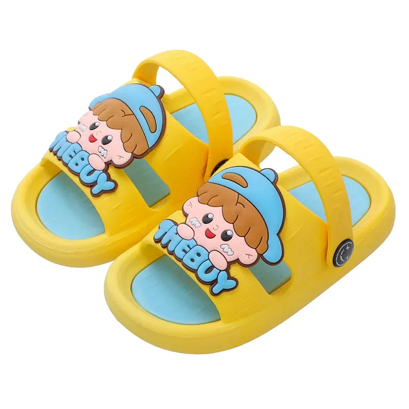 Cute Cartoon Children's Slippers with Non-Slip Soles for Boys and Girls