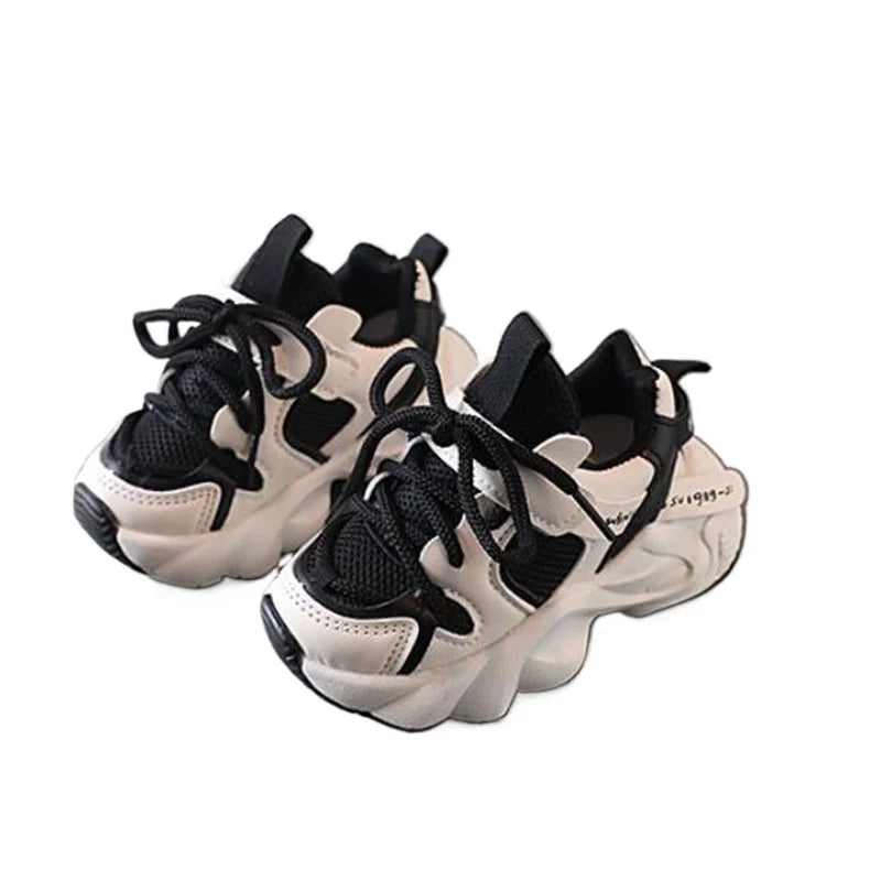 Spring/Autumn Breathable Mesh Sport Shoes – Non-Slip Sneakers for Boys and Girls, Ideal for Students