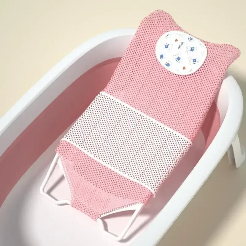Arc Hook Design Artifact Bath Bed Cute Newborn Bath Tub 56x25cm Baby Bath Rack Cartoon Baby Bathing Bracket Baby Accessories