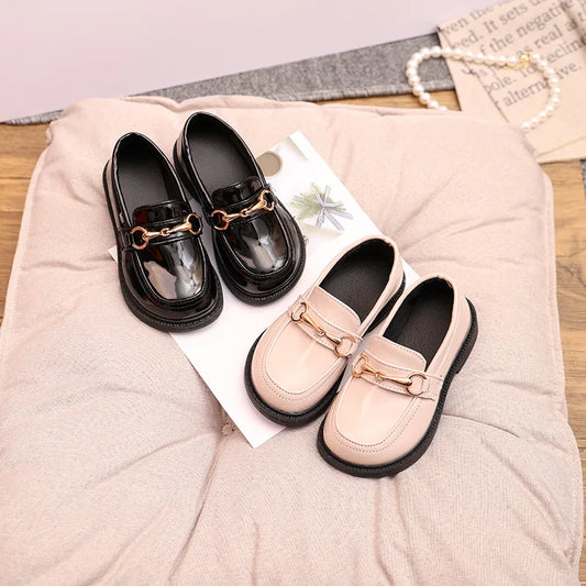 Girl Shoe Fashion Flats for Children Casual Kid Shoe Comfortable PU Leather Shoes Boys Girl Kid Candy Loafers Flat Boy Shoe여아 구두