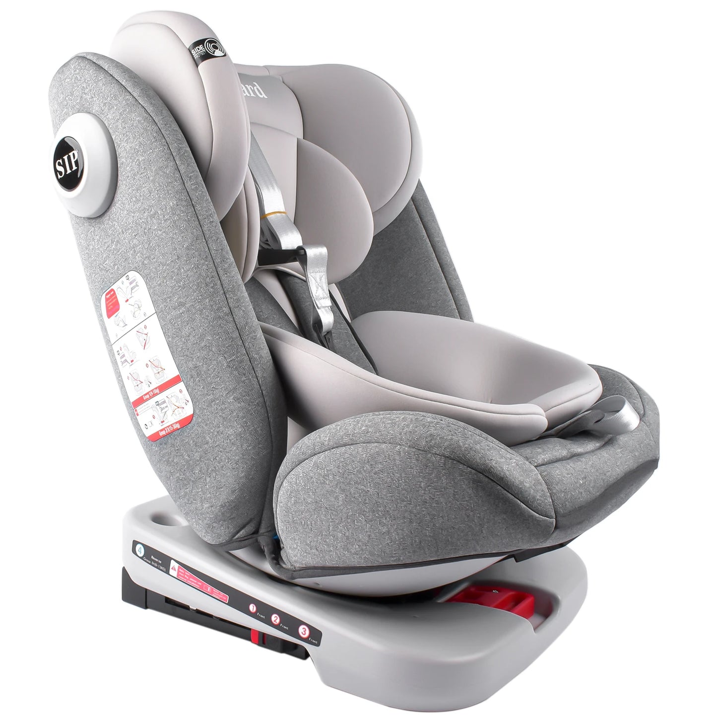 AP02 KL005 Child Baby Car Seat 360° Rotatable ECE ISOFIX, Rest Position 5-Point Harness 9-36KG Group 0+1/2/3 9-36 kg/0-12 Years